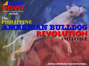 Philippine American Bulldog Revolution Poster